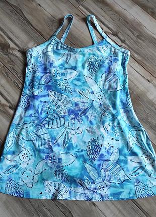 Сдельный купальник-платье (платье) с юбочкой marks &amp; spencer, размер xl / xxl (uk 18, eur 46-48)