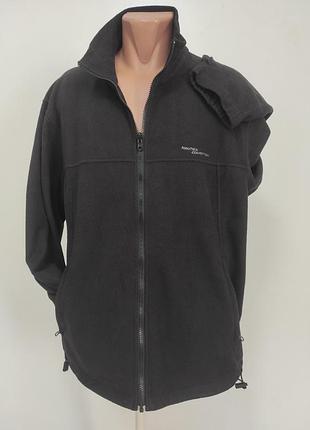 Мужская флисовая кофта на молнии xl ог 132см