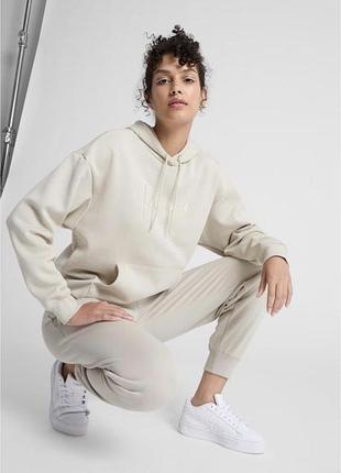 Спортивний костюм жіночий puma на флісі, бежевий