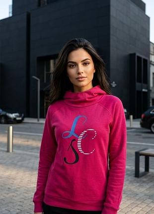 🧥 яркое женское худи с капюшоном le coq sportif | m (подойдет и на s) 🔥