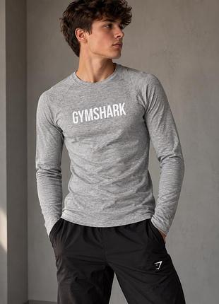 Gymshark лонгслів чоловічий спортивний m сірий