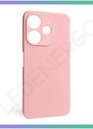 Силіконовий чохол для xiaomi redmi 13 рожевий накладка без логотипу захист смартфона sku_2710000325758 sku_stcom_2710000325758