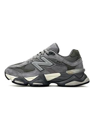 Мужские кроссовки new balance 9060 grey khaki