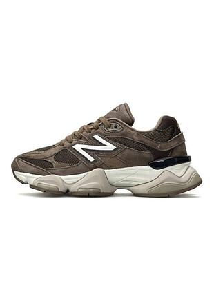 Мужские кроссовки new balance 9060 brown beige