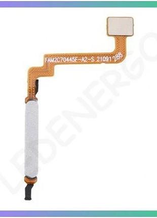 Шлейф для xiaomi redmi 10 redmi 10 prime redmi 10 (2022) с сканером отпечатка пальца белый sku_stcom_2 sku_2710000326274