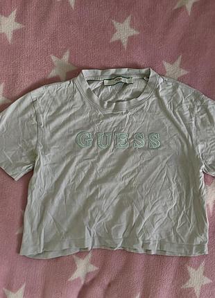 Футболка-топ жіноча guess s м'ятна