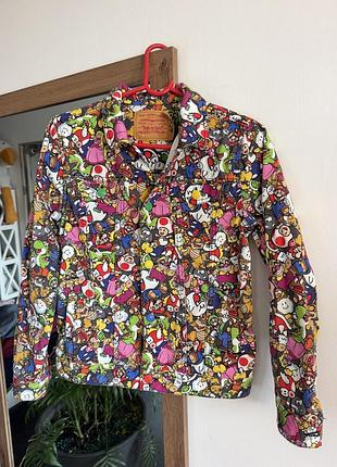Куртка підліткова levi’s x super mario різнокольорова розмір l