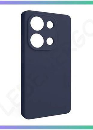 Чехол full silicone case для xiaomi redmi note 13 pro 4g с закрытой камерой и низом темно-синий sku_27 sku_stcom_2710000291466