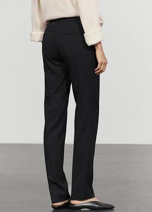 Брюки сигарети massimo dutti чорні брюки 3