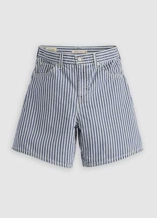 Джинсові шорти levi’s смугасті
