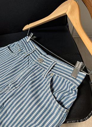 Джинсові шорти levi’s смугасті 5