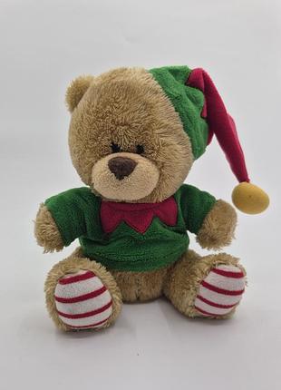М'яка іграшка ведмедик keel toys pipp the bear christmas elf різнокольоровий