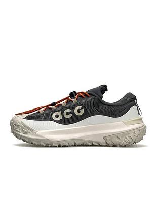 Кроссовки мужские nike acg mountain fly 2 low grey white beige