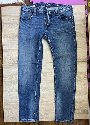 Джинси чоловічі s.oliver selvedge сині w31 l32