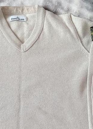 Светр чоловічий stone island бежевий