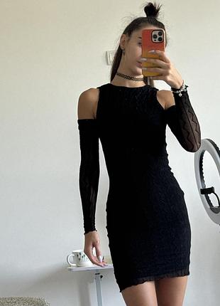 Коротка жіноча чорна сукня fb sister