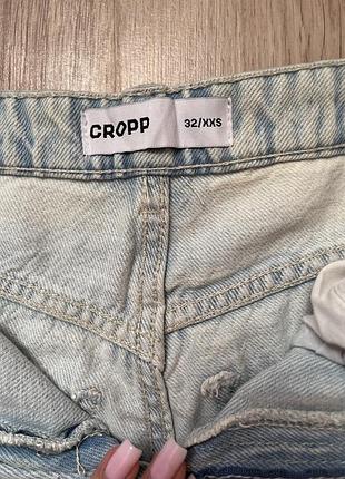 Джинси жіночі cropp світло-блакитні 4
