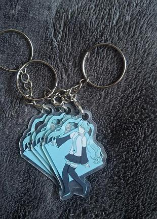 Брелок hatsune miku акриловий