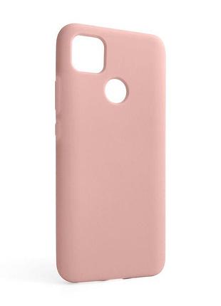 Силіконовий чохол для xiaomi redmi 9c рожевий чохол-накладка без логотипу для смартфона sku_stcom_2710000242659