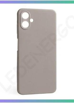 Силиконовый чехол для samsung galaxy a06/a065 2024 серый накладка без логотипа защитный чехол sku_2710 sku_stcom_2710000311607