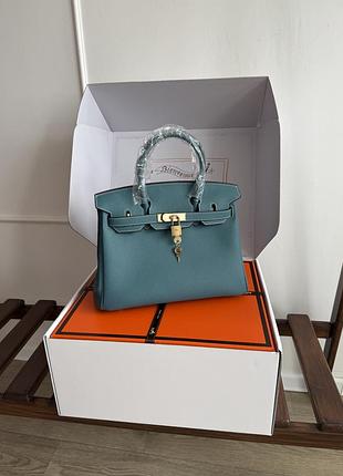 Сумка birkin 30 blue