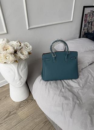 Сумка birkin 30 blue 5