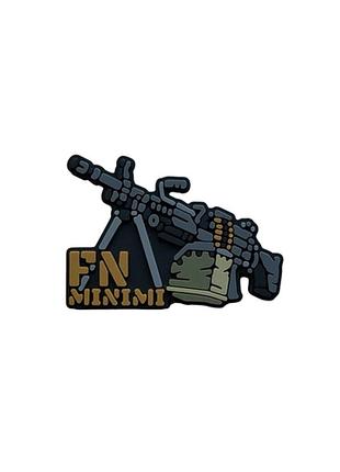 Міні пвх патч (шеврон) "fn minimi" 2