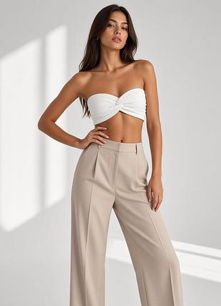 Zara топ-бандо з драпіруванням