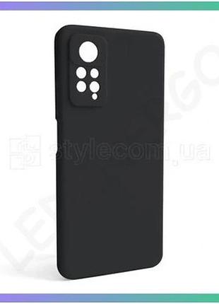 Силіконовий чохол для xiaomi redmi note 11 pro чорний чохол-накладка для смартфона з закритою камерою sku_stcom_2710000242987
