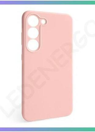 Силіконовий чохол для samsung galaxy s23/s911 2023 рожевий накладка для захисту телефону без логотипу sku_stcom_2710000273981