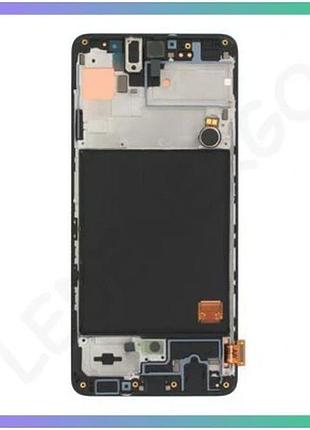 Дисплей lcd для samsung galaxy a51 a515 2019 з сенсорним екраном і рамкою чорний oled flycdi sku_stcom sku_2710000349303