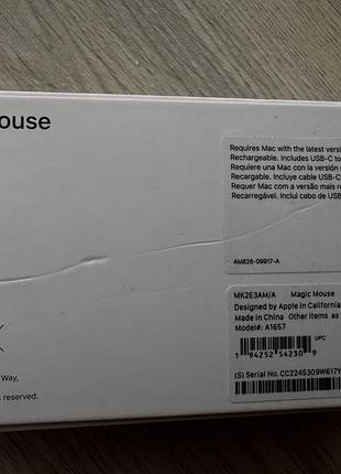 Комп'ютерна мишка apple magic mouse біла 4