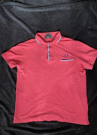 Футболка поло мужское fred perry розовый размер m