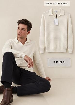 Новое  трикотажное поло reiss patterson, рs/m