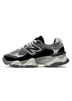 Мужские кроссовки new balance 9060 grey black white