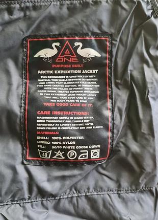 Пухова куртка для арктичних експедицій (arctic expedition jacket) від бренду sa1one.white goose down 5