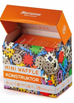 Конструктор marioinex mini waffle вафельний конструктор 300 шт.