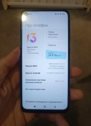 Телефон redmi note 9 4/64