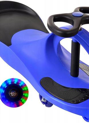Гравітаційний самокат funfit зі світловідбиваючими led колесами