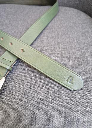Кожаный ремень пасок trussardi 6