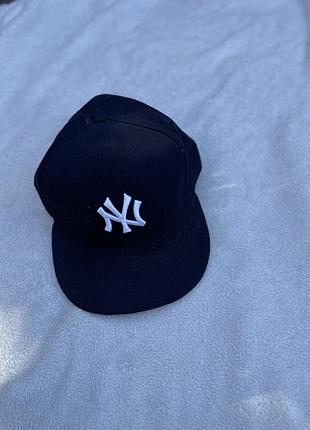 Бейсболка чоловіча new era 59fifty new york yankees чорна