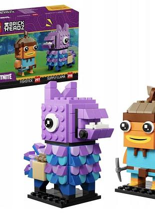 Lego 40881 brickheadz вантажна лама та рибальський палець фігурки