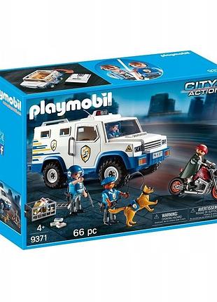 Блоковий конструктор playmobil city action перевізник грошей (9371)