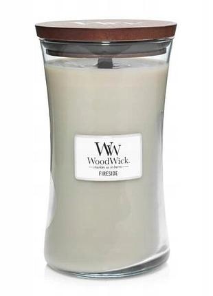 Свічка woodwick велика основна fireside