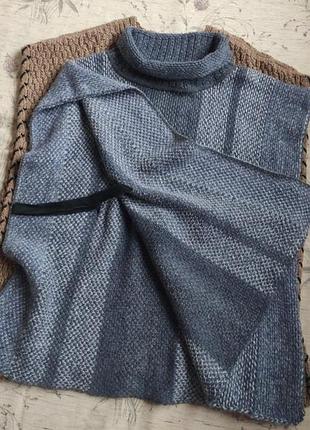 Парианский пончо beby alpaca wool оверсайз 4