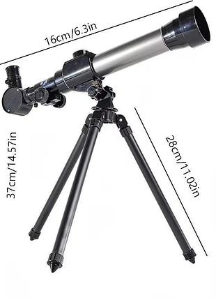 Детский телескоп c2105 hd optics на штативе + 3 окуляра (20x, 30x, 40x)