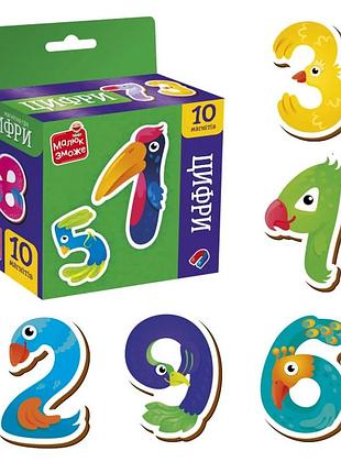 Розвиваюча гра vladi toys набір магнітів "цифри" (vt3106-37)
