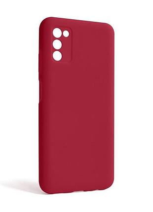 Чехол full silicone case для samsung galaxy a03s 2021 силиконовый розовый чехол-накладка без логотипа sku_stcom_2710000238751