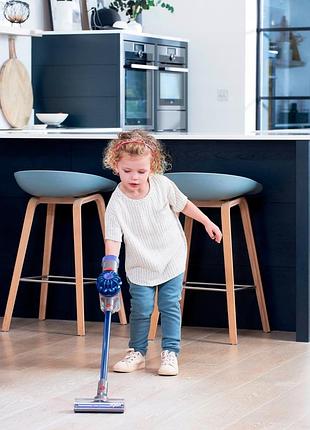 Dyson бездротовий вертикальний пилосос для дітей зі звуком синій casdon