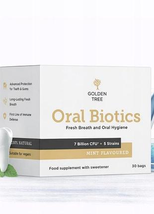 Свіжий подих пробіотик здорові зуби ясна golden tree oral biotic